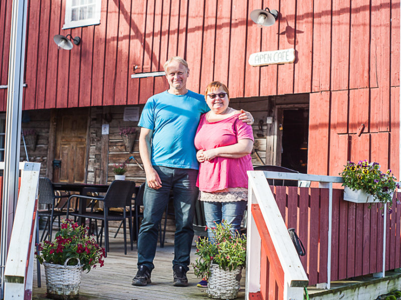 Håkon og Sissel er vertskap på Munkeby herberge