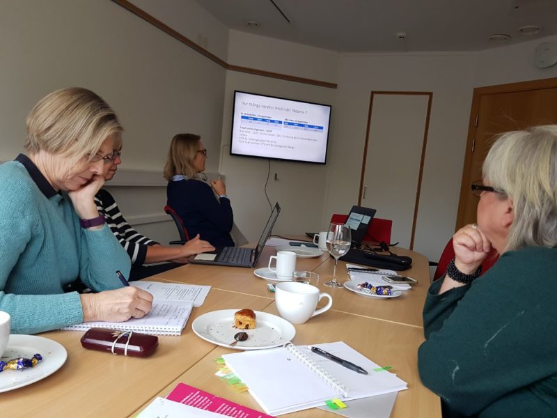 Møte i arbeidsgruppen. Foto: Pilgrim utan gränser